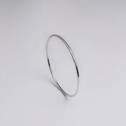 Elegant Plain Silver Bangle for Timeless Style