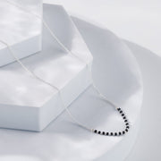 Elegante Kette aus Silber im klassischen Mangalsutra-Design