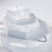 Elegante Kette aus Silber im klassischen Mangalsutra-Design