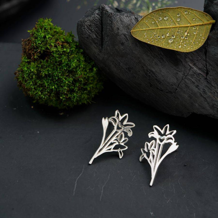 Rajanigandha Elegant Silver Earrings for a Stunning Look