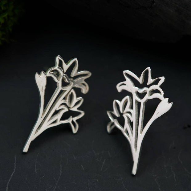 Rajanigandha Elegant Silver Earrings for a Stunning Look